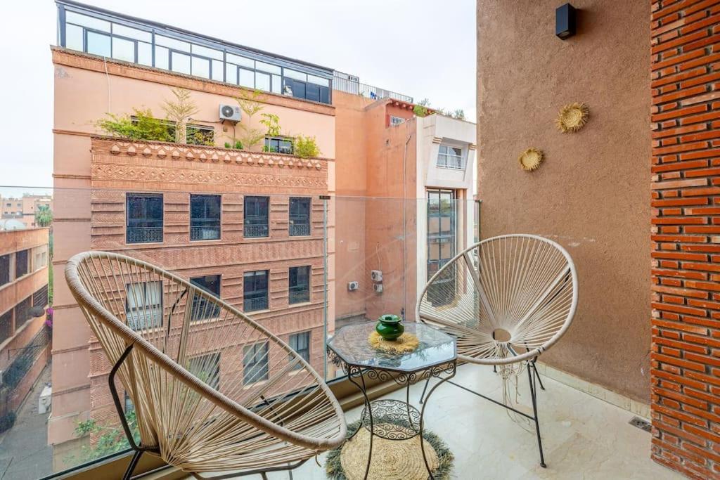 Cozy And Brand New Luxury Flat And Hypercenter Marrakech Apartment มาร์ราเกช ภายนอก รูปภาพ