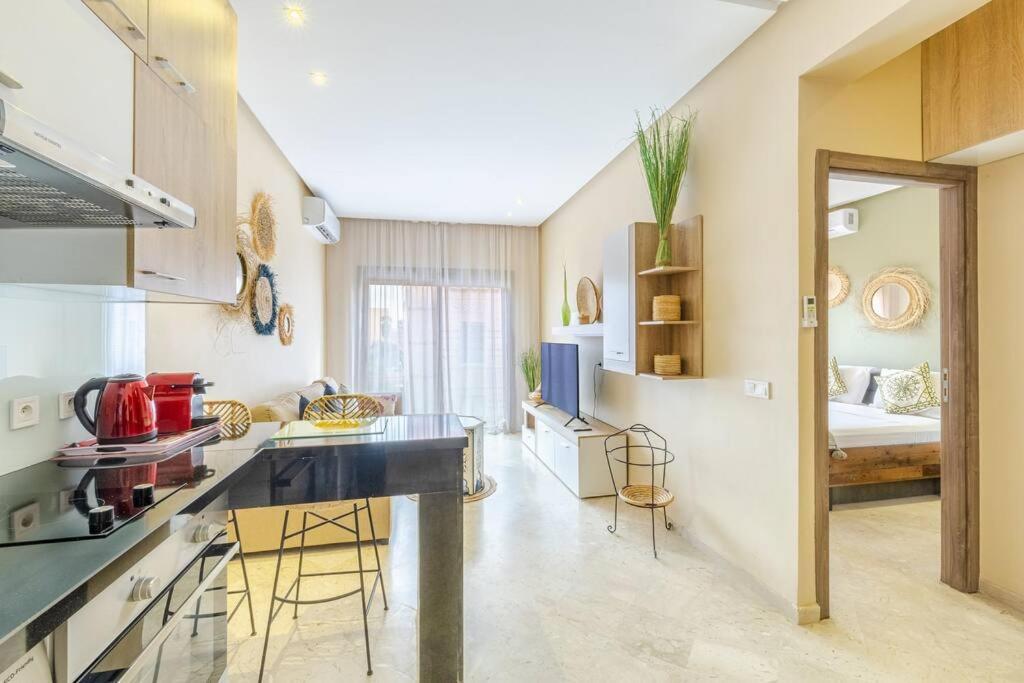 Cozy And Brand New Luxury Flat And Hypercenter Marrakech Apartment มาร์ราเกช ภายนอก รูปภาพ
